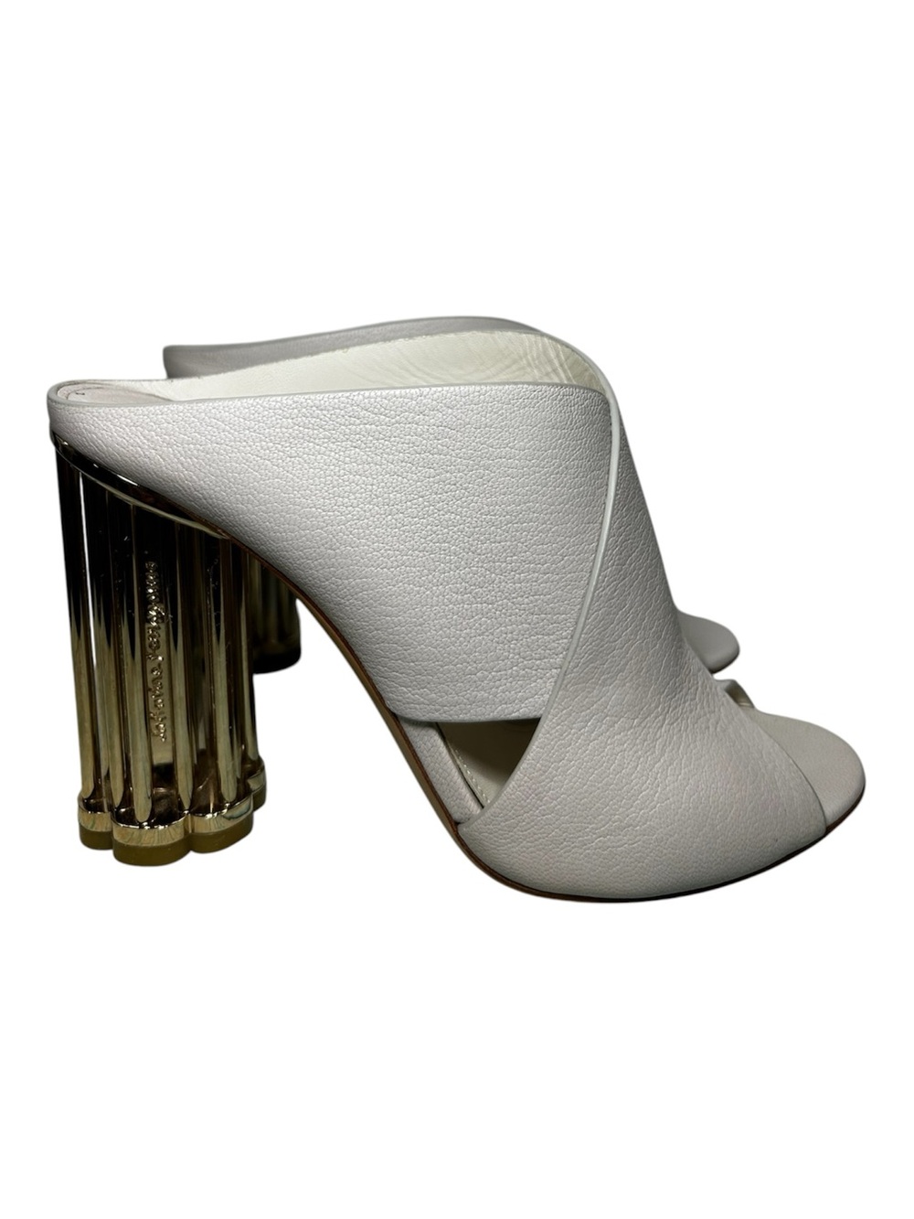 Salvatore Ferragamo Being Abriola Flower Heel Woman Mules Size 8 1/2 C Italy - Picture 1 of 11